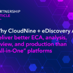 CloudNine & eDiscovery AI Partnership Article